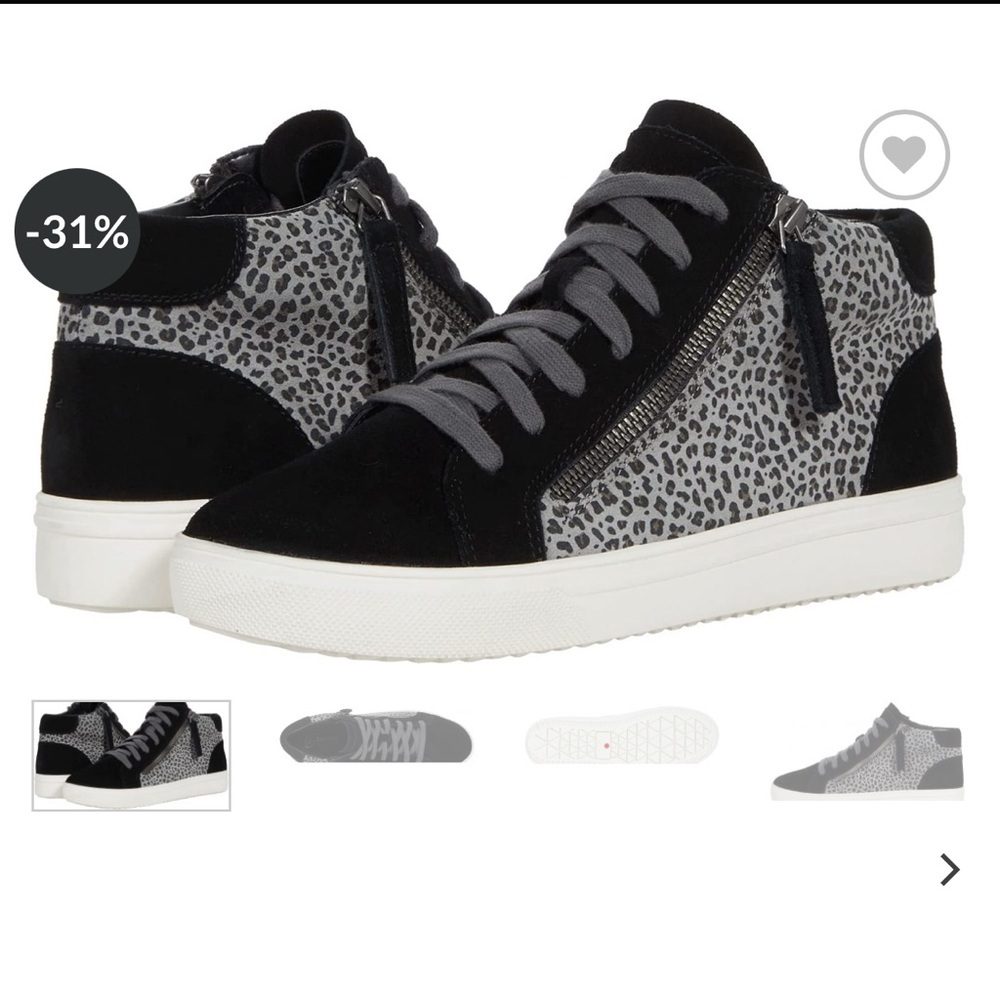 Blondo Waterproof Leather Sneakers. Size 8.